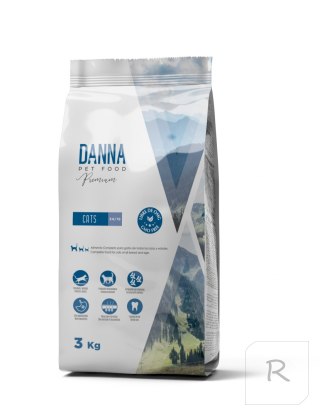 DANNA PREMIUM CAT dla kotów dorosłych 3KG