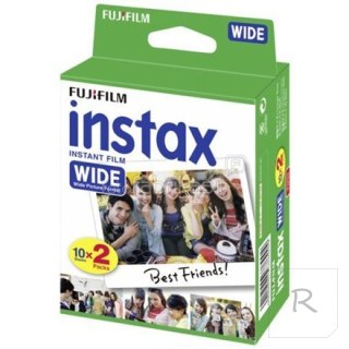 Fujifilm Instax Wide Glossy (10plx2) Film Quantity 20, 108 x 86 mm