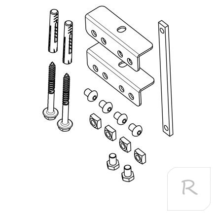 Vogels PFA 9126 Bracket kit for PFB 34xx, Silver