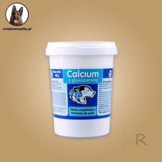 Calcium Preparat witaminowy niebieski z glukozaminą dla psa 400g