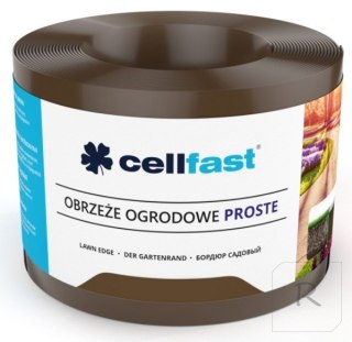 Obrzeże Płaskie CELL 10cm/dł 9m brąz (30-211H)