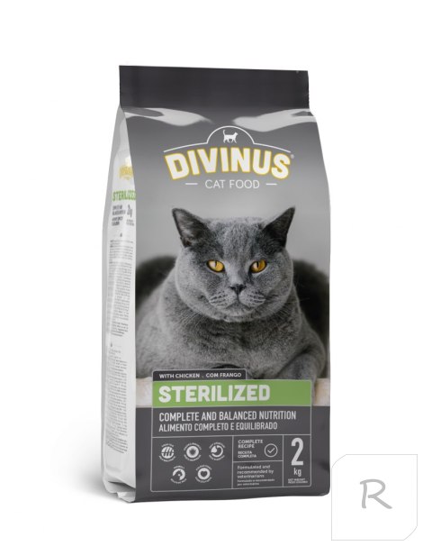 Divinus Cat Sterilized dla kotów sterylizowanych 2kg