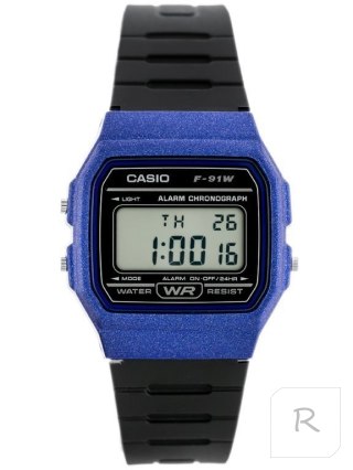 ZEGAREK MĘSKI CASIO F-91WM-2ADF (zd102e)