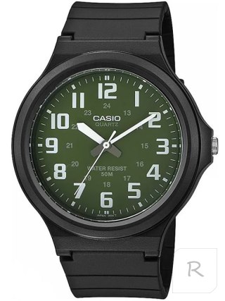 ZEGAREK MĘSKI CASIO MW-240-3B (zd166e) - KLASYKA