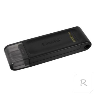 Pamięć flash USB Kingston DataTraveler 70 256 GB, USB 3.2 Gen 1 Type-C, czarna