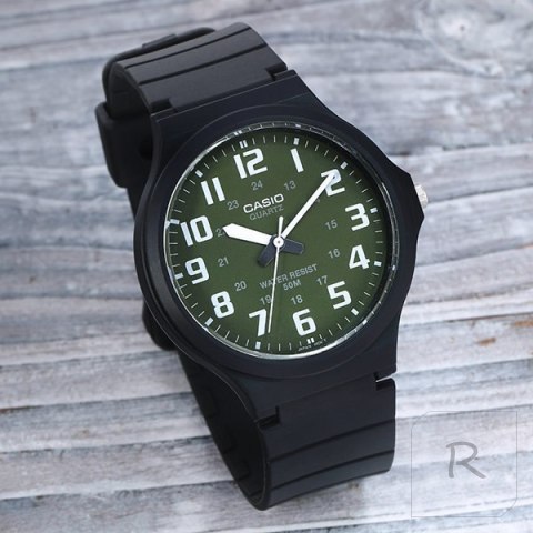 ZEGAREK MĘSKI CASIO MW-240-3B (zd166e) - KLASYKA