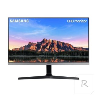 Monitor Samsung LU28R550UQPXEN 28", IPS, UHD, 3840 x 2160, 16:9, 4 ms, 300 cd/m², Ciemnoniebieski Szary, 60 Hz, Liczba portów HD