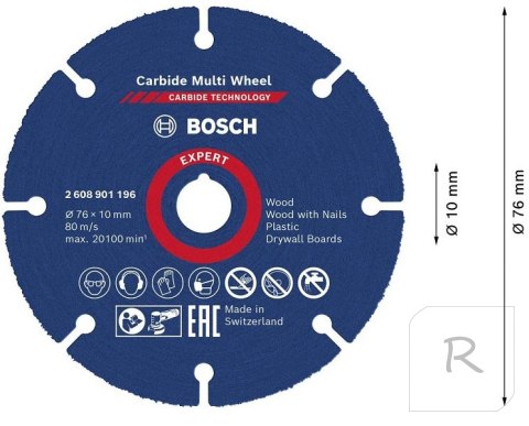 TARCZA EXPERT CMW 79*10MM