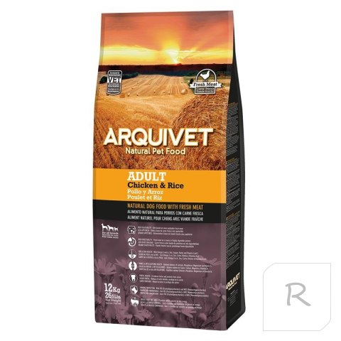 ARQUIVET Adult Kurczak z ryżem od 10 msc.12 kg