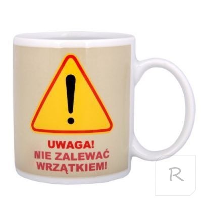 Niesamowity Demotywujący Kubek - Uwaga!