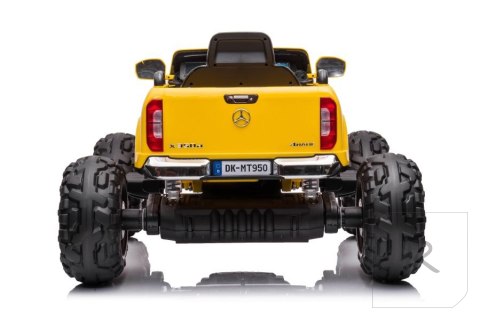 Auto Na Akumulator Mercedes DK-MT950 4x4 Złoto-Żółty Lakierowany