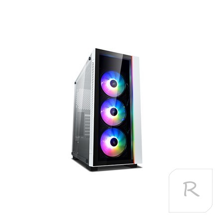 Deepcool MATREXX 55 V3 ADD-RGB WH 3F White, ATX, Power supply included No