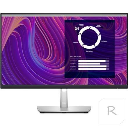 Dell Monitor P2423D 23.8 ", IPS, QHD, 2560 x 1440, 16:9, 5 ms, 300 cd/m?, Black, 60 Hz, HDMI ports quantity 1