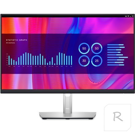 Dell USB-C Hub Monitor P2423DE 23.8 ", IPS, QHD, 2560 x 1440, 16:9, 5 ms, 300 cd/m?, Black, 60 Hz, HDMI ports quantity 1