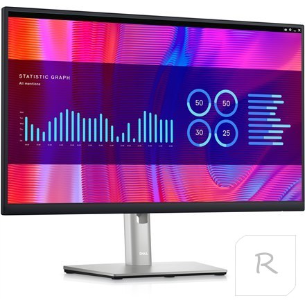 Dell USB-C Hub Monitor P2423DE 23.8 ", IPS, QHD, 2560 x 1440, 16:9, 5 ms, 300 cd/m?, Black, 60 Hz, HDMI ports quantity 1