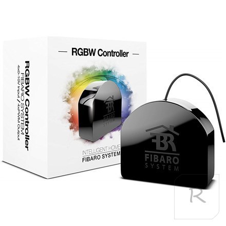 Fibaro RGBW Controller Z-Wave Plus, czarny