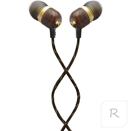 Marley Smile Jamaica Earbuds, In-Ear, Wired, Microphone, Brass