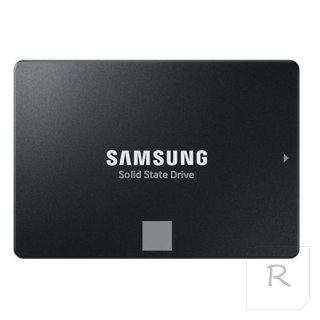 Samsung SSD 870 EVO 2000 GB, obudowa SSD 2,5", interfejs SSD SATA III, prędkość zapisu 530 MB/s, prędkość odczytu 560 MB/s.