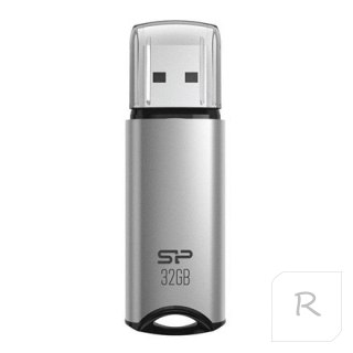 Silicon Power USB Flash Drive Marvel Series M02 32 GB, Type-A USB 3.2 Gen 1, Silver