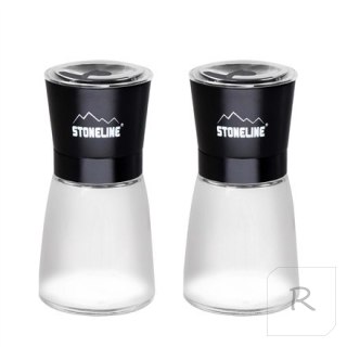 Stoneline Salt and pepper mill set 21653 Housing material Glass/Stainless steel/Ceramic/PS, Black