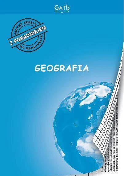 GATIS ZESZYT DO GEOGRAFIA A5 60 KRATKA PODPOWIEDZI