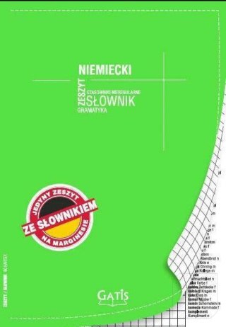 ZESZYT A5 KRATKA 60K DO JĘŻYK NIEMIECKI SŁOWNIK