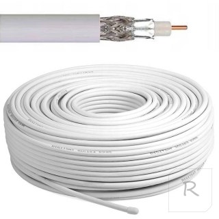 Kabel Antenowy Koncentryczny RG6 TV SAT 6.8mm 50m