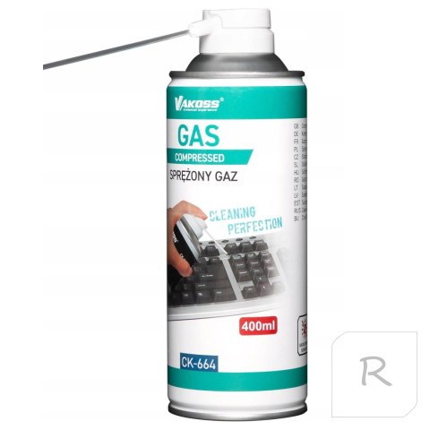 SPRĘŻONE POWIETRZE GAZ DO CZYSZCZENIA 400ml 5 x