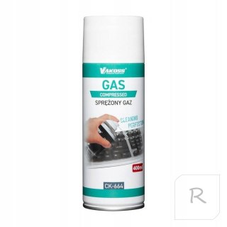 SPRĘŻONE POWIETRZE GAZ DO CZYSZCZENIA RURKA 400ml