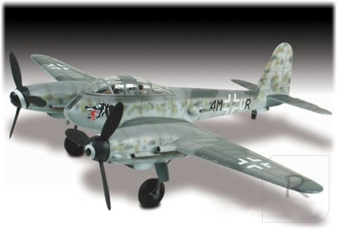 Model Plastikowy Do Sklejania Lindberg (USA) Samolot Messerschmitt ME-410