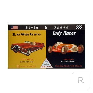 Model Plastikowy - Samochody Style & Speed - Le Sabre "Concept Car" / Indy Racer - Glencoe Models