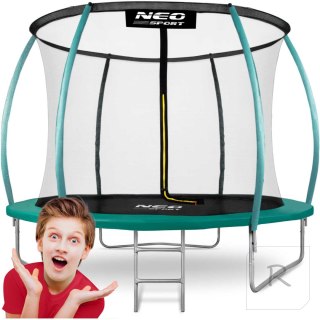 Trampolina ogrodowa profilowana 8ft/252cm z siatką wewnętrzną Neo-Sport