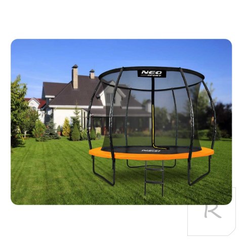 Trampolina ogrodowa profilowana 8ft/252cm z siatką wewnętrzną Neo-Sport