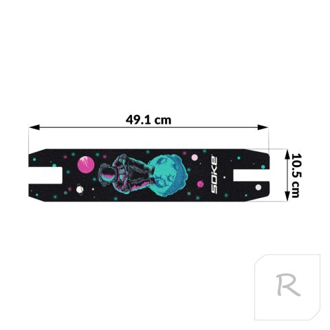 Grip tape papier ścierny do hulajnogi XTR - Planet