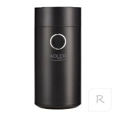 Adler Coffee grinder AD4446bs 150 W, Coffee beans capacity 75 g, Lid safety switch, Black