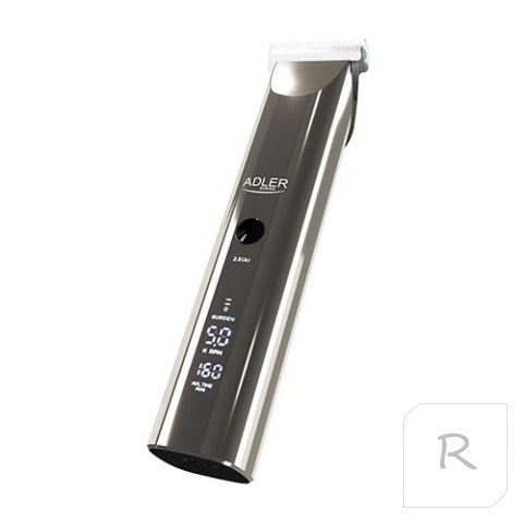 Adler Hair Clipper AD 2834 Cordless or corded, Number of length steps 4, Silver/Black