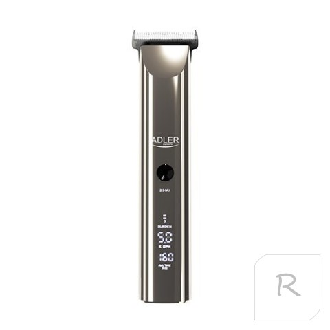 Adler Hair Clipper AD 2834 Cordless or corded, Number of length steps 4, Silver/Black