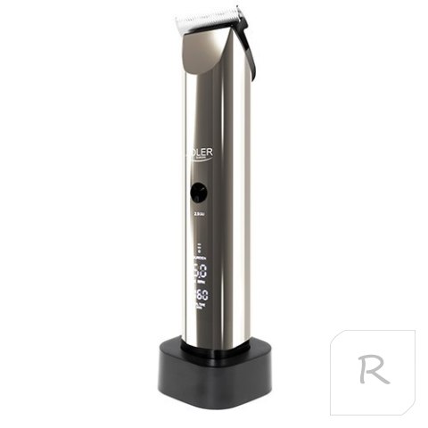 Adler Hair Clipper AD 2834 Cordless or corded, Number of length steps 4, Silver/Black